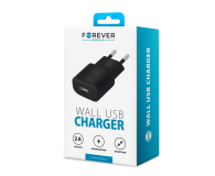 FOREVER 1xUSB 2A TC-01 czarna - 1390263 - zdjęcie 3